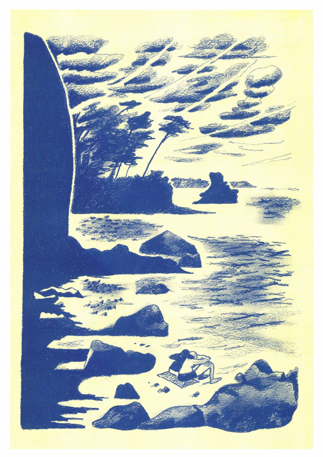 Antoine Cossé, "ØEN BRÈHAT", plakat A3
