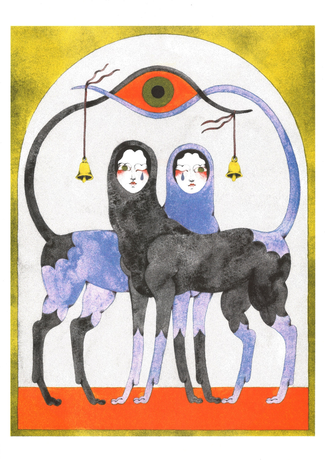 Lou Benesch, "THE GAME", plakat A3