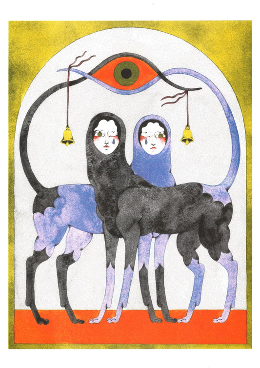 Lou Benesch, "THE GAME", plakat A3