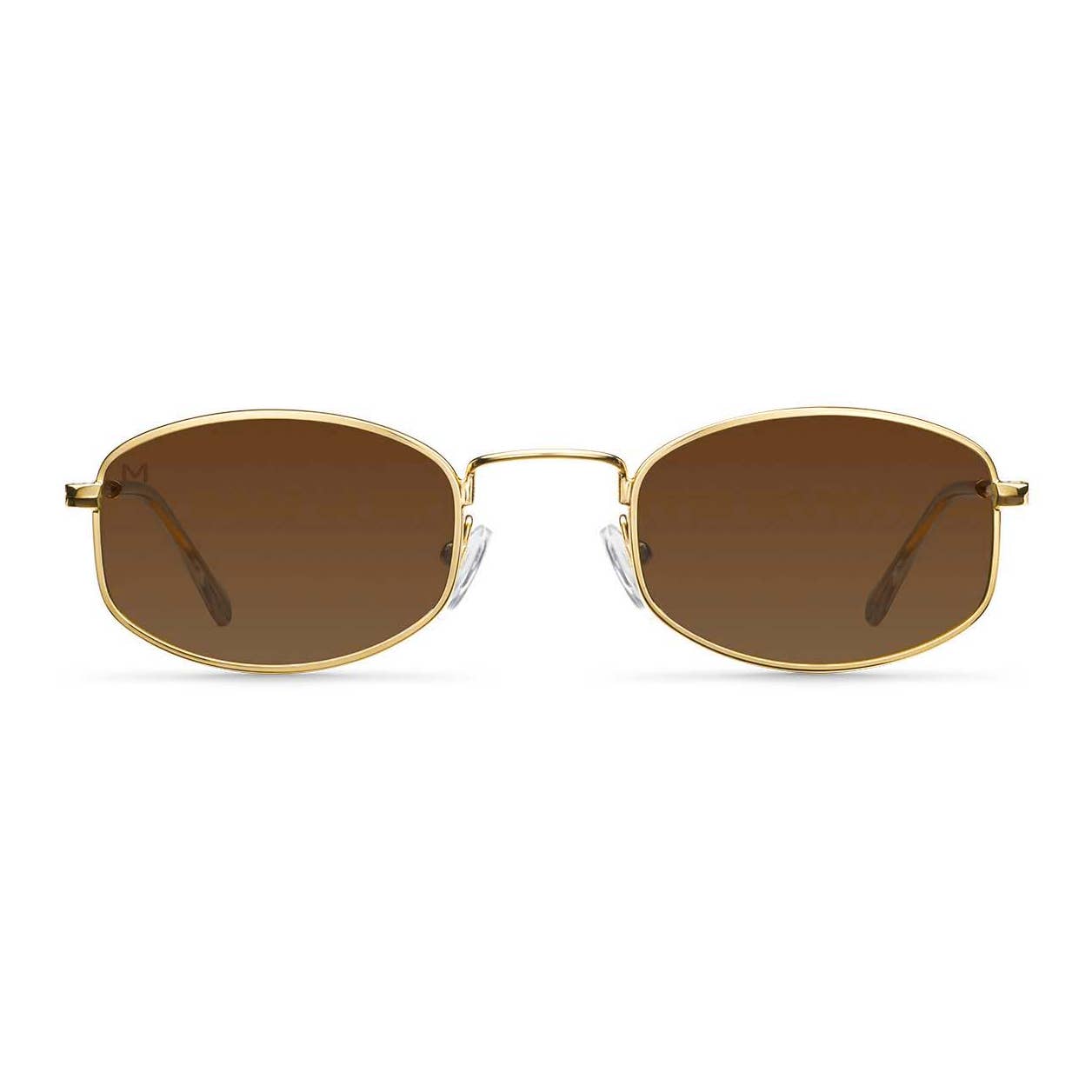 MELLER, SUKU gold kakao solbrille - unisex