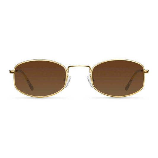 MELLER, SUKU gold kakao solbrille - unisex