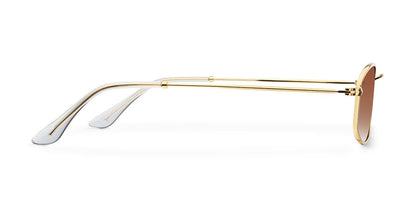 MELLER, SUKU gold kakao solbrille - unisex
