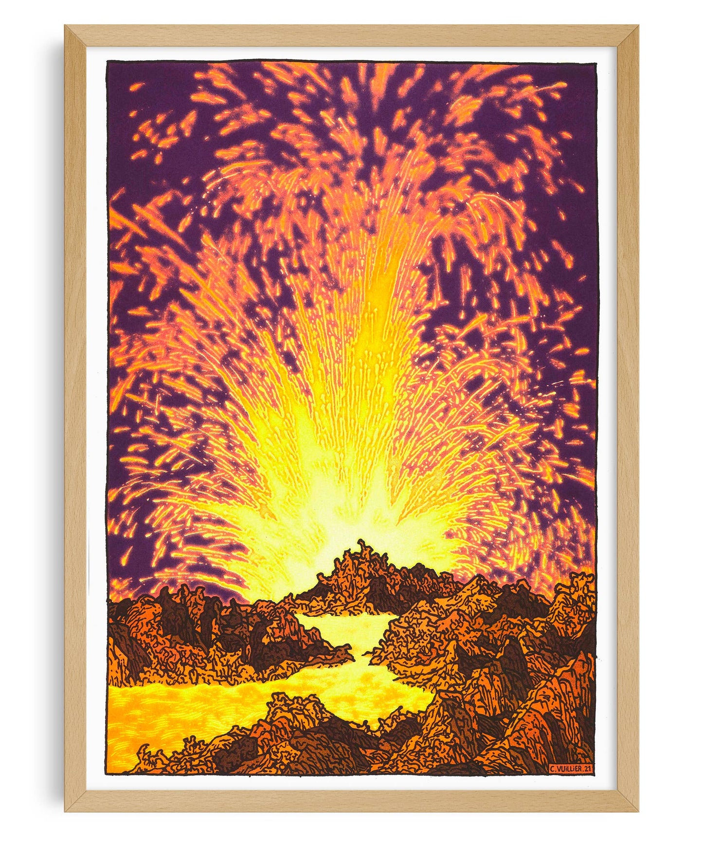 CLÈMENT VUILLIER, Effusion, A3 risografi
