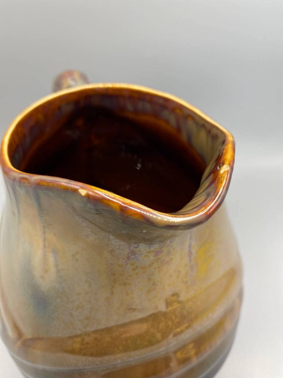 Antik kande i keramik med blank glasur – Annecy – Ca. 1955–1970