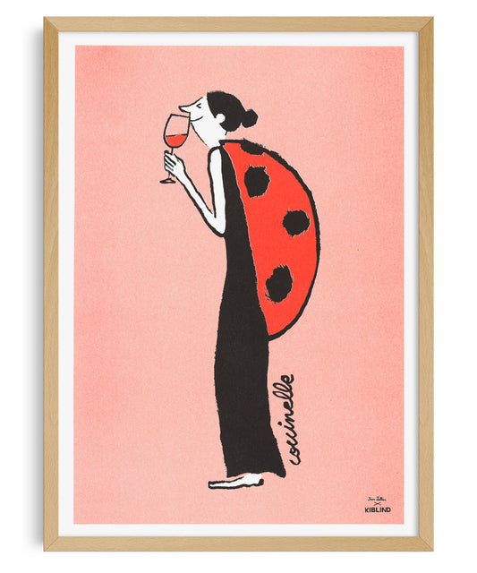 JEAN JULLIEN - Mariehøne- A3 risografi plakat