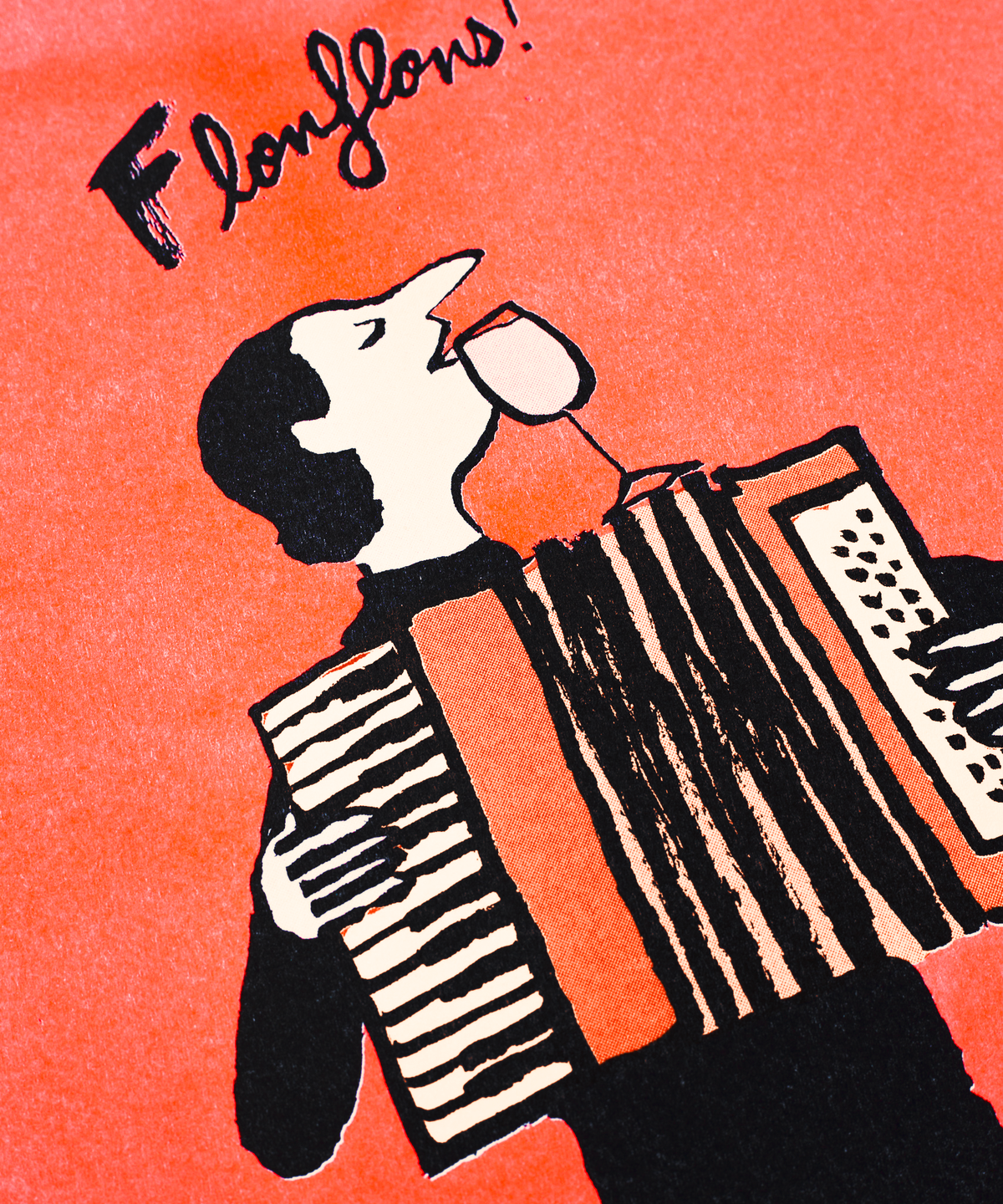 JEAN JULLIEN, Flonflons, A3 risografi plakat