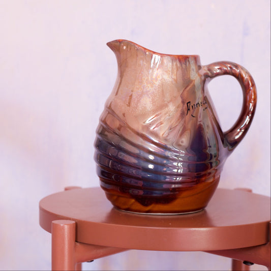 Antik kande i keramik med blank glasur – Annecy – Ca. 1955–1970