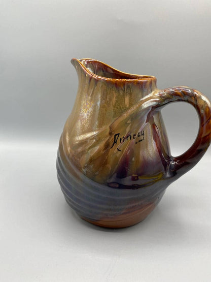 Antik kande i keramik med blank glasur – Annecy – Ca. 1955–1970